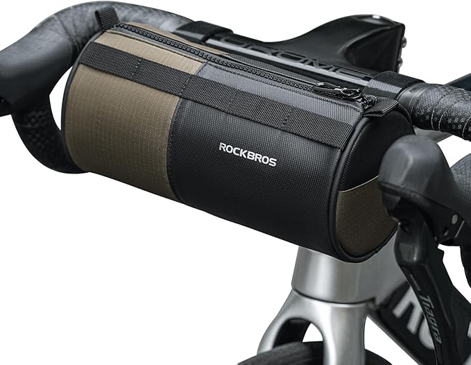 ROCKBROS Bike Handlebar Bag Bicycle Front Bag Storage Bag with Shoulder Strap for Road Mountain Gravel Bike
