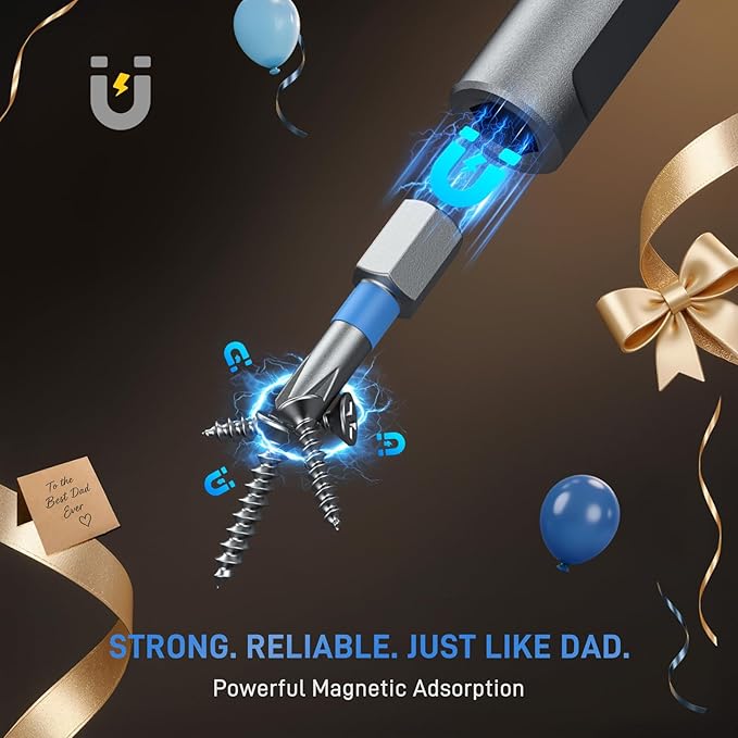42-in-1 Magnetic Screwdriver Set, Screwdriver Set with Storage Case, Father’s Day Gifts for men, Cool Gadgets for Men, Ratcheting for Furniture, Computer, Bicycle, and DIY