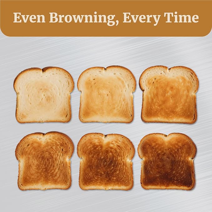 Elite Gourmet 2-Slice Toaster with Digital Countdown, Extra-Wide Slots for Bagels & Thick Bread, One-Touch Presets, Stainless Steel, Defrost/Reheat/Cancel