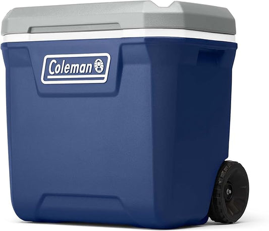 Coleman Classic Series 保冷キャスター付きクーラーボックス、漏れ防止、最長5日間保冷、65クォート