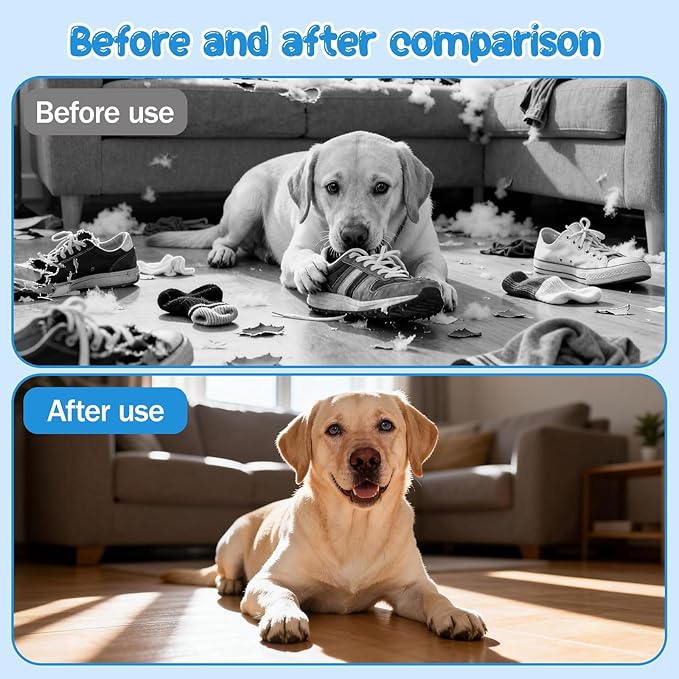 Bitter Apple Spray for Dogs – Alcohol-Free No Chew & Dog Deterrent Spray to Stop Chewing and Licking, Protect Furniture, Shoes, Plants & Household Items