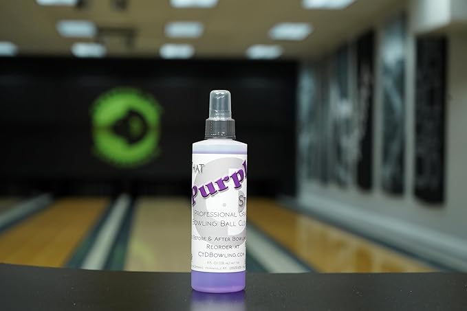 Creating the Difference That Purple Stuff Professional Grade Bowling Ball Cleaner | USBC Approved | Removes Dirt & Oil | Restores Tackiness and Performance