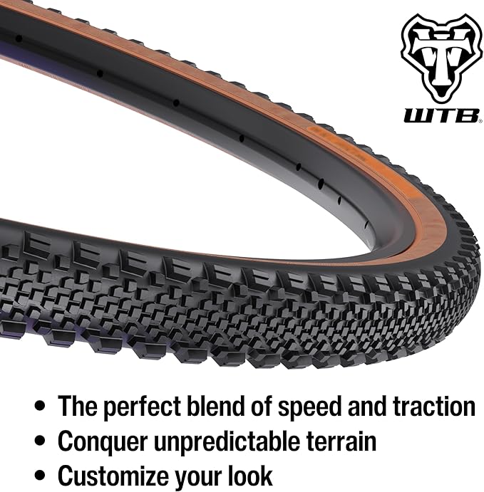 WTB Raddler Gravel Bike Tire (700c) Tubeless Folding - Light & Fast Rolling - SG2 Puncture Protection - Bikepacking