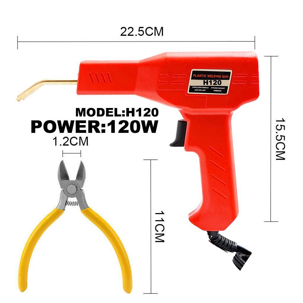 120W Plastic Welding Machine Stapler Welder Garage Tool Repair Kit Car Bumper