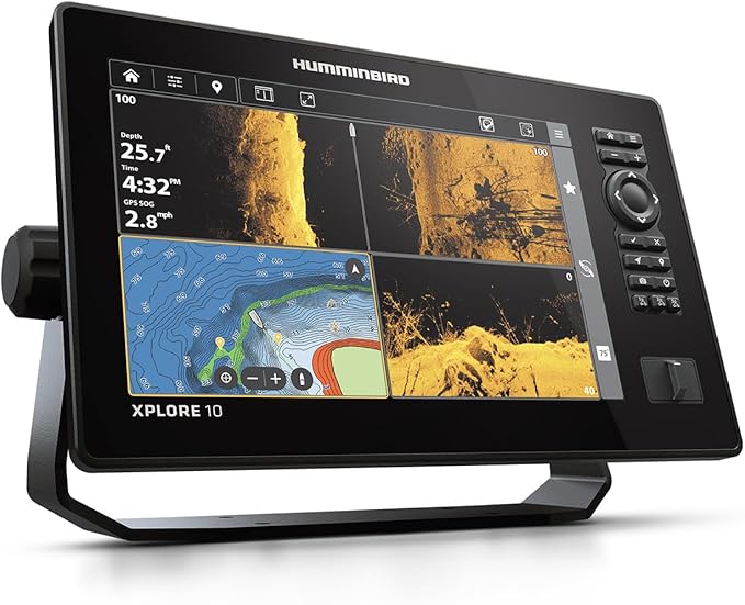 Humminbird XPLORE Series GPS Fish Finder MEGA Side Imaging+ & HD Touchscreen Display
