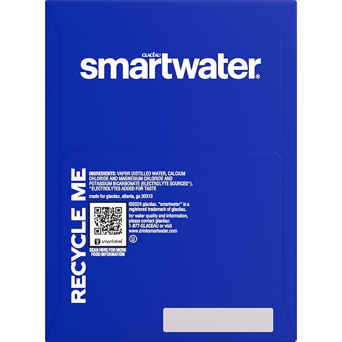 Smartwater Aluminum Can 12oz 8pk