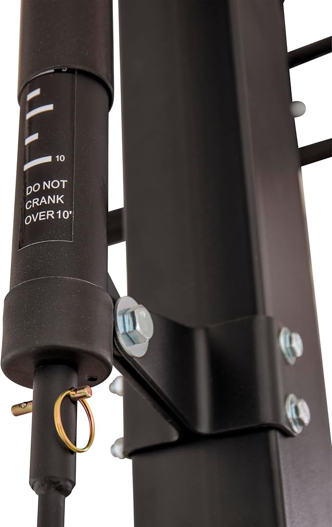 Silverback Height Adjustable In-Ground Basketball Hoop with Tempered Glass Backboard, Pro-Style Breakaway Rim & Backboard Pad