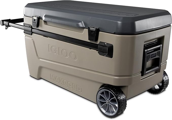 Igloo Maxcold Glide 110Qt ホイールクーラー | 保冷ハードシェルアイスチェスト