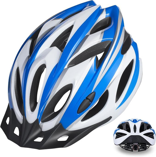 Zacro Adult Bike Helmet, Lightweight Bicycle Helmet with Removable Pads and Visor, CPSC Certified Safety Helmet for Men Women, Mountain Road Cycling Helmet for Adult