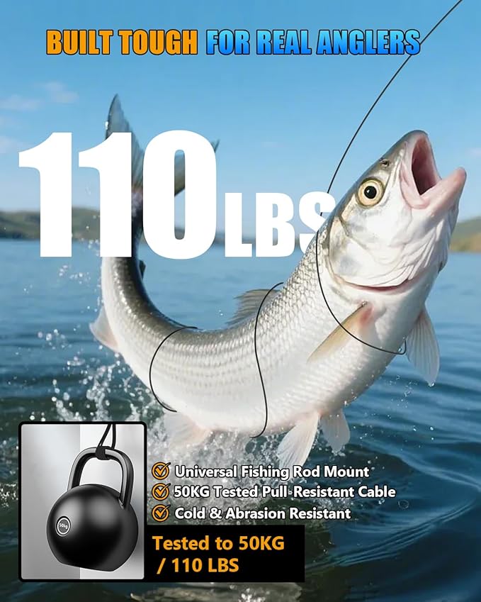 Underwater Fishing Camera, 4.3" IPS HD 1200TVL Fish Camera with 50ft Cable, 3X Zoom, 6 White & 6 IR LEDs for Kayak, Sea & River, 8500mAh Battery, Portable Underwater Camera for Fishing(Easy to Use)