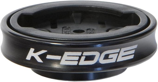 K-Edge | Gravity Top Cap Bicycle Computer Mount | Garmin | Black