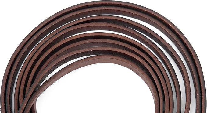 Jeereal Leather Split Reins, Heavy Oil Weighted,Broken in,Supple Ranch Reins for Western Horse ProTack, 5/8" x 7'