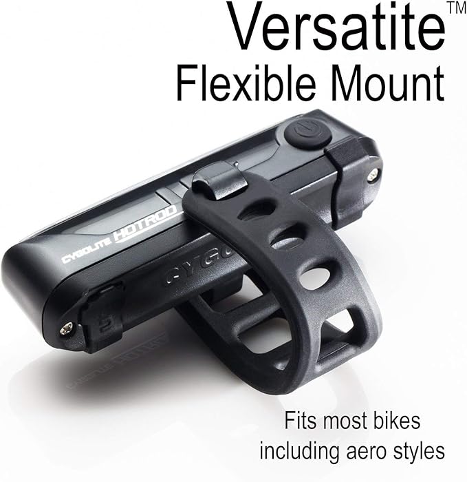 Cygolite Hotrod 110 Lumen Front Light & Hotrod 50 Tail Light USB Rechargeable Bike Light Combo Set,Compact,HR-110-50