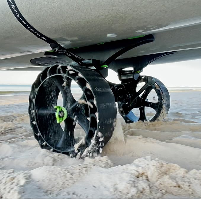 Railblaza C-Tug R Heavy Duty Kayak and Canoe Trolley with SandTrakzs Wheels