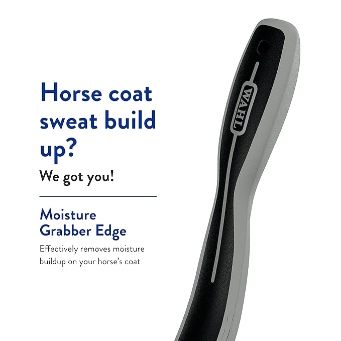 WAHL Professional Animal Equine Grooming Sweat Scraper Horse Tool - Black