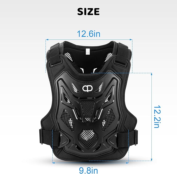 DA - Kids Dirt Bike Gear - Youth Motorcycle Riding Protective Gear Motocross Armor Suit Chest Protector for Boys Girls Mountain Biking Cycling