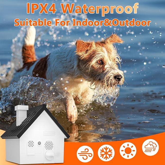 Anti Barking Device for Dogs, Bark Box, 3 Modes Dog Barking Deterrent Devices, Anti Bark Device for Dogs, Weatherproof 50 Ft Barking Dog Silencer, A Safe and Effective Anti Barking Device