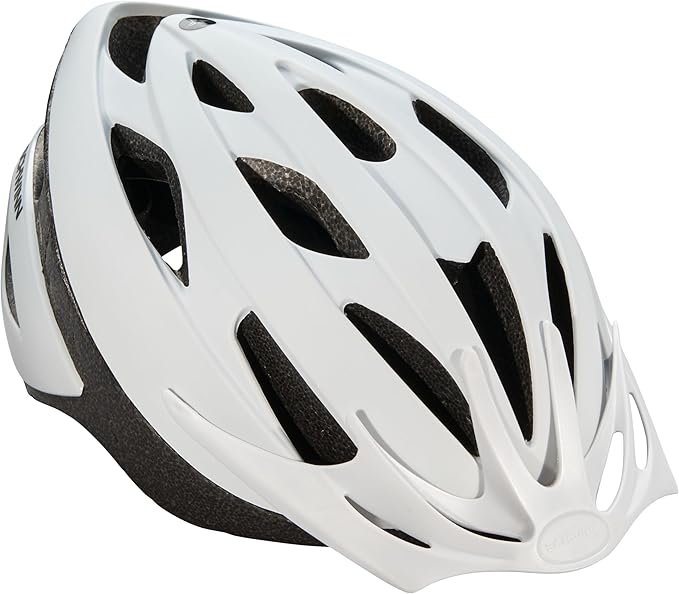 Schwinn Thrasher Helmet for Adults, Size 58-62 cm for Riders Ages 14+, Microshell, Adjustable Dial & Straps, Interior Padding, Air Vents, Visor, Adult Bike Helmet