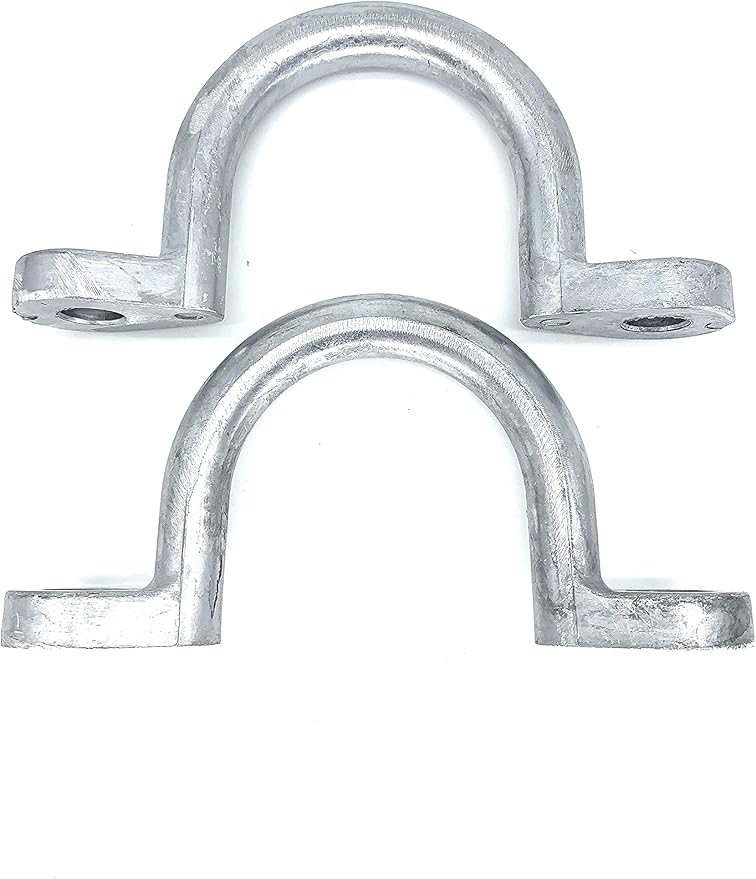 for Horse Trailer Ties Loop 2" I.D Aluminum Bolt-On Lashing Rope Horse Tie Down Ring (2 pcs) Horse Trailer Accessories tie Ring Down Blocker for Horses Parts and Rings Cross Ties