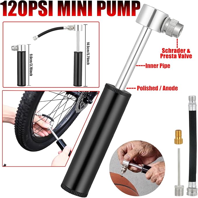 28Pcs Bike Tool Kit Portable, 1/4 Inch Small Torque Wrench Magnetic Ratchet Screwdriver Set, Bicycle Repair Kit Compact for Mountain Road Electric E Ebike, Bike Tire Tube Patch with Mini Pump