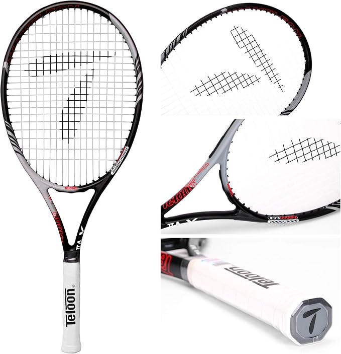 Teloon Tennis Rackets for Adults 2 pcs Recreational -27 inch Tennis Racquet for Men and Women College Students Beginner Tennis Racket.…
