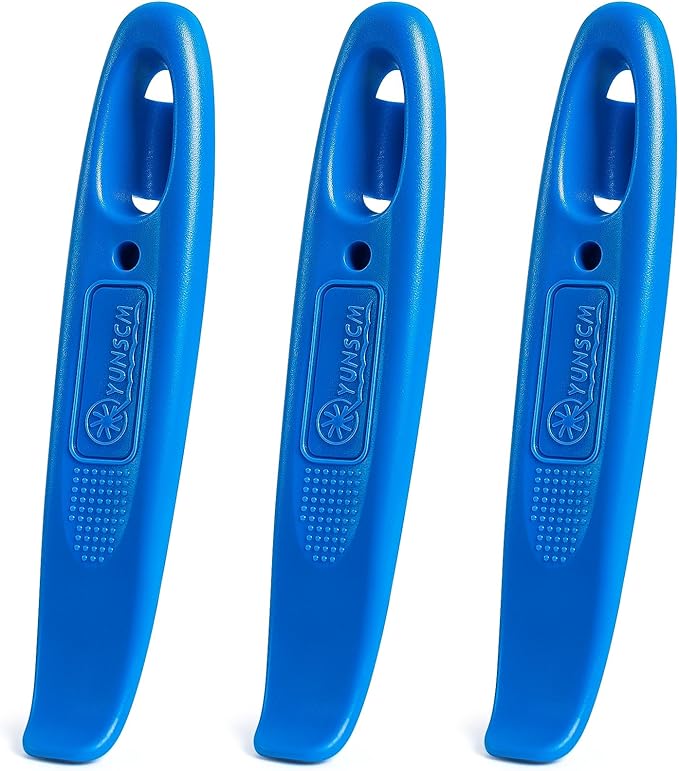 YunSCM 2/3/4-PCS Ultra Strong Bike Tire Levers,Bicycle Tire Levers,Bike tire Replacement Tool,Tire Removal Tool for Road Mountain Bike Tires(Blue)
