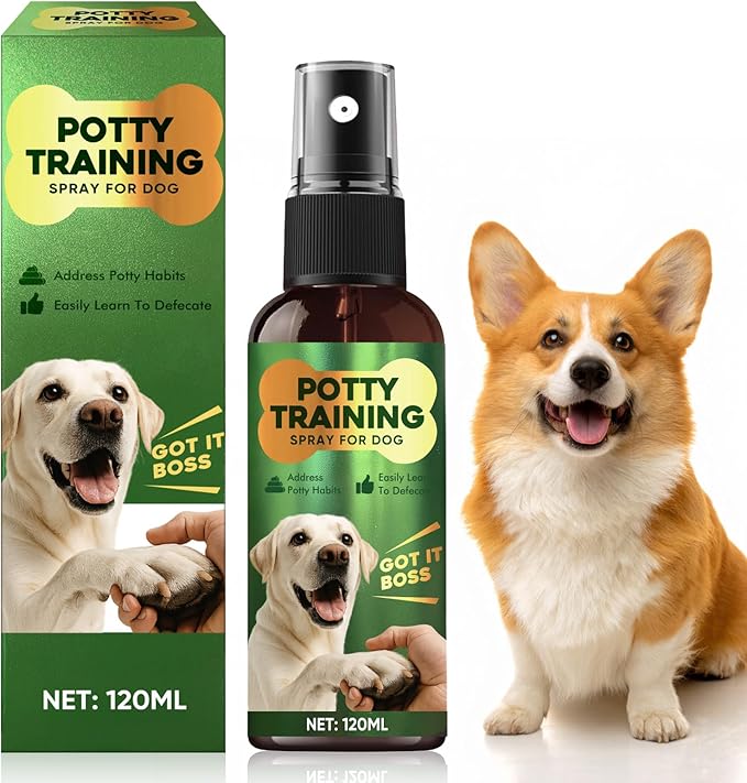 AiRunTech Potty Training Spray for Dogs, Dog Deterrent Spray, Helps Guide Dogs to Preferred Potty Spots, for Indoor & Outdoor Use, 120ml