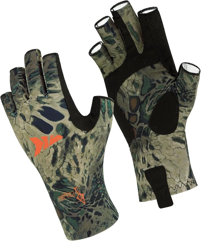 KastKing Sol Armis Sun Gloves UPF50+ Fishing Gloves UV Protection, Sun Protection for Outdoor, Kayaking, Rowing