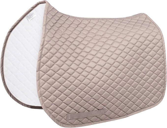 TuffRider Basic All Purpose Horse Riding Saddle Pad | Wither Relief Brushed Underside for Training and Competition