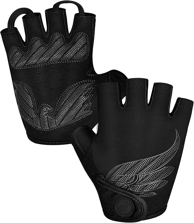 MOREOK Cycling Gloves Bike Gloves for Men/Women-[5MM Gel Pad] Half Finger Bicycle Biking Gloves for Cycling/Weight Lifting/Gym/Motorcycle/Rowing/Outdoor Sports