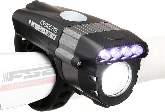 CYGOLITE Dash– 600 Pro, 520, 460 Lumen Bicycle Light Models– 5 Night & 3 Daytime Modes– Ultra Compact– IP64 Water Resistant– Sturdy Flexible Mount– USB Rechargeable– for Aero Road, Commuter Bicycles