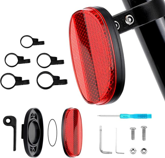 Gosknor Bicycle Mount Compatible with Airtag, Hidden Bike Reflectors Holder, GPS Tracker for Electric Bicycle, Mountain Bikes, Scooter