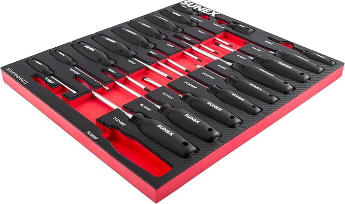 SUNEX TOOLS SXCSDS20 フィリップス、マイナス、トルクス マグネットドライバーセット