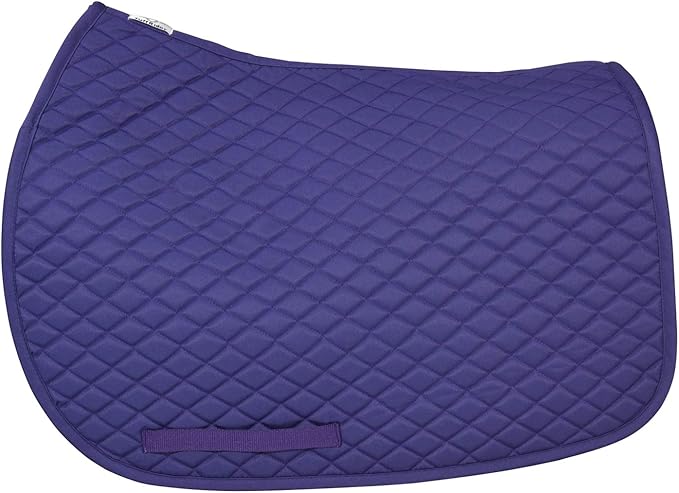 TuffRider Basic All Purpose Horse Riding Saddle Pad | Wither Relief Brushed Underside for Training and Competition