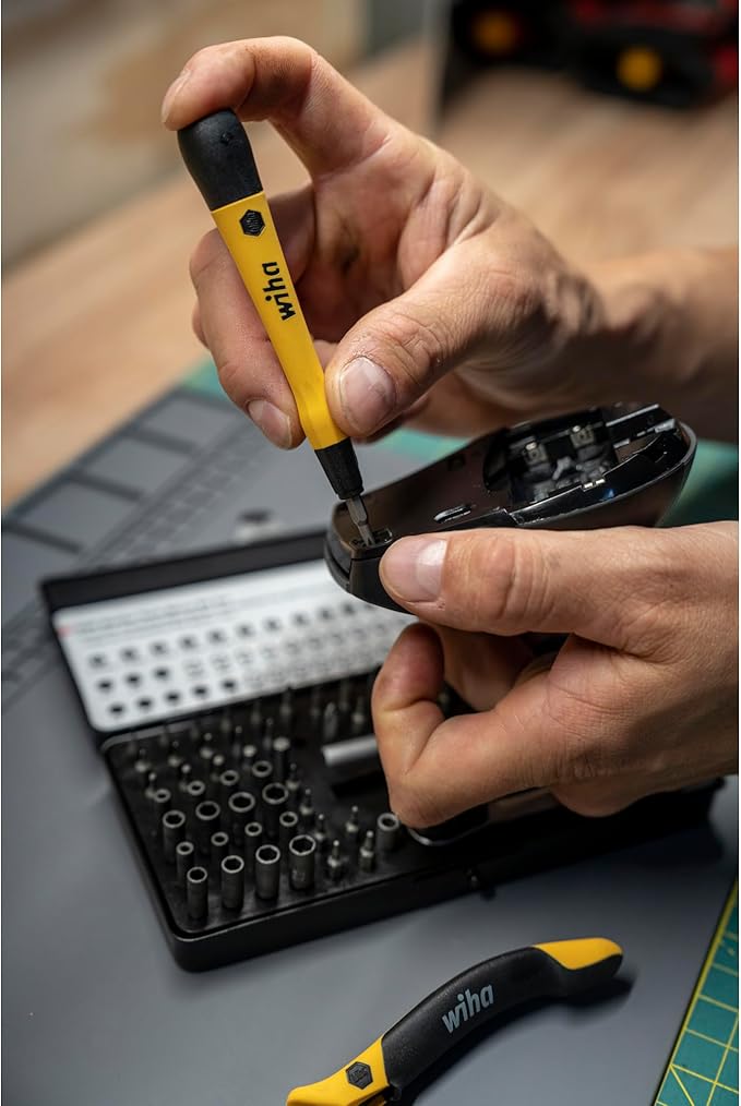 Wiha 75965 65個組 システム4 ESDセーフ マスタテクニシャン ラチェット・マイクロビットセット