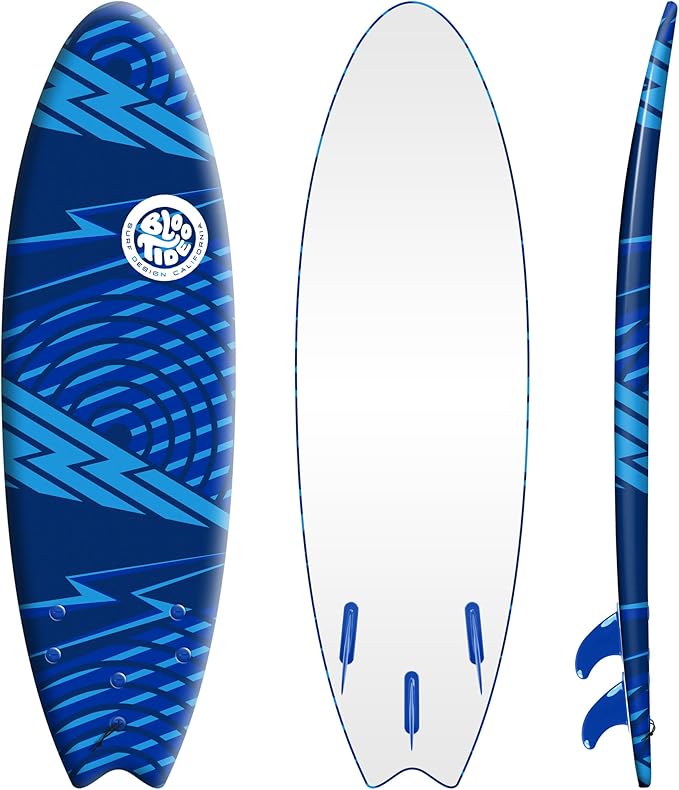 Foam Bloo Tide 6’ Swallow Tail Soft Surfboard
