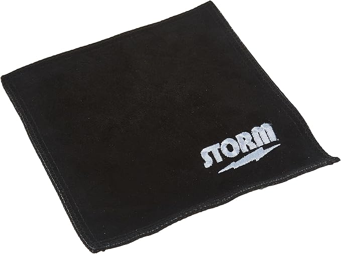 Storm Bowling Shammy Bowling Ball Cleaning Pad Black, 8"x8"x1"