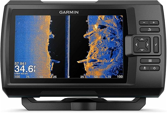 Garmin Striker Vivid 7sv, Easy-to-Use 7-inch Color Fishfinder and Sonar Transducer, Vivid Scanning Sonar Color Palettes (010-02553-00)