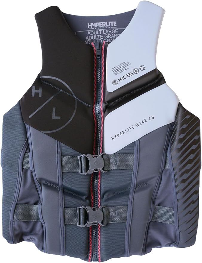 HyperLite メンズ エリート ライフジャケット - 米国沿岸警備隊承認 レベル70 浮力補助具、ボート、パドル、水泳などあらゆるウォータースポーツアクティビティに最適