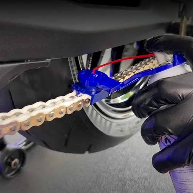 Oinker Motorcycle Chain Lube Applicator | Mess-Free Chain Wax, Chain Cleaner Attachment | for 530 Chain Size