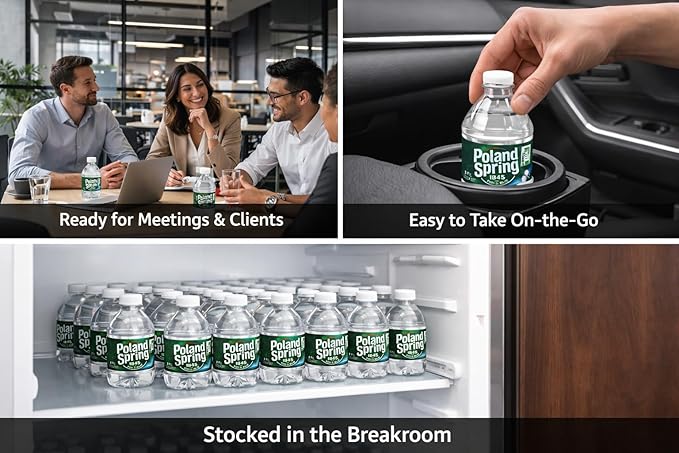 Poland Spring Water Bottles 24 Pack - 小さなミニボトル - Poland Spring 8オンス ボトルウォーター