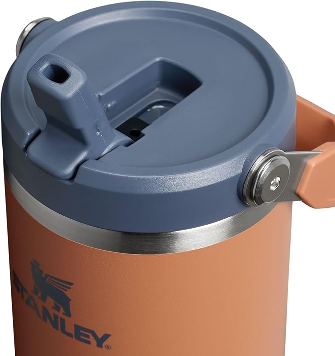 Stanley IceFlow 2.0 Flip Straw Tumbler with Handle 30オンス | ツイストオンリッド＆フリップアップストロー | 漏れ防止ウォーターボトル | 真空断熱ステンレス | BPAフリー | トースト