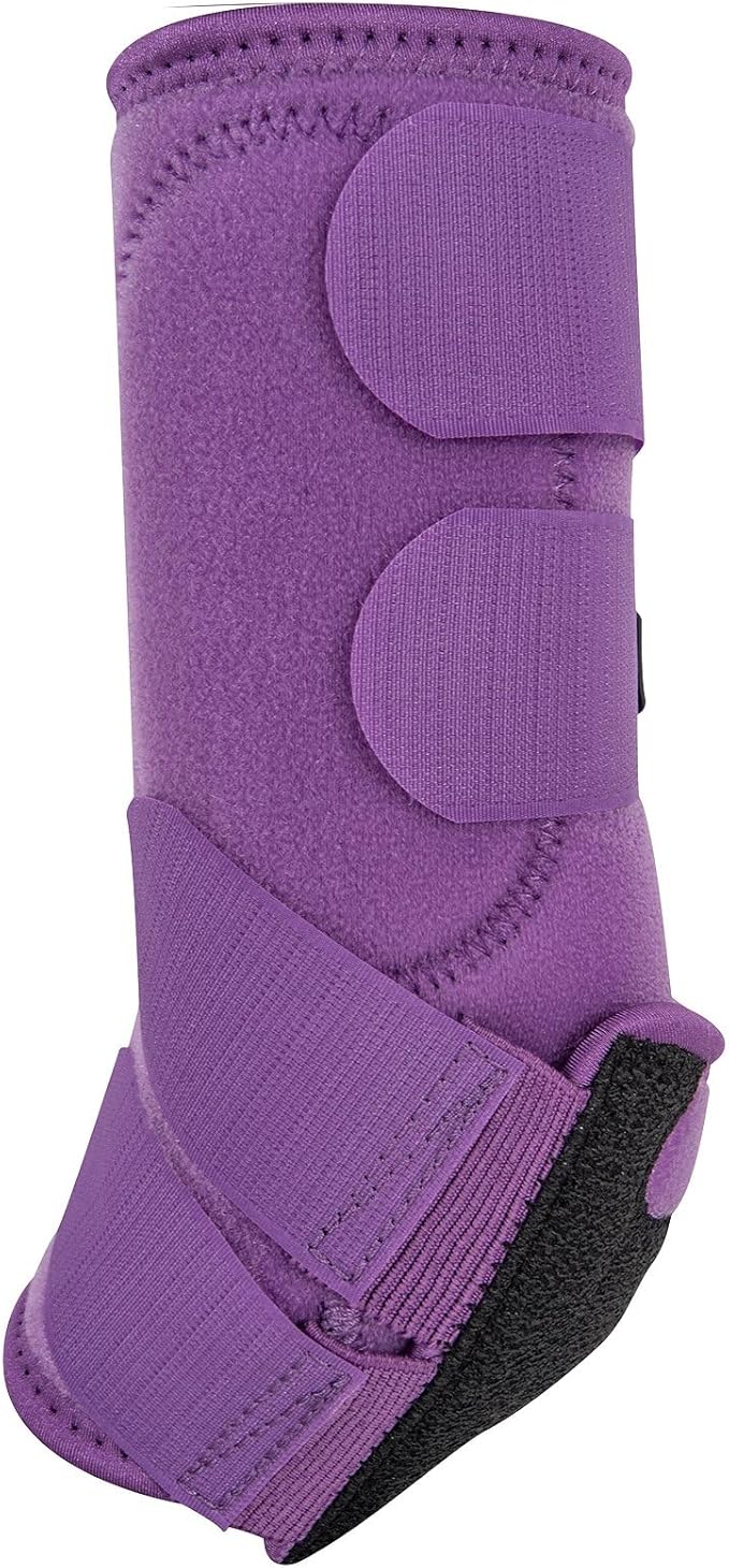 Classic Equine Legacy2 Support Boots, Front (Violet Purple, Large)