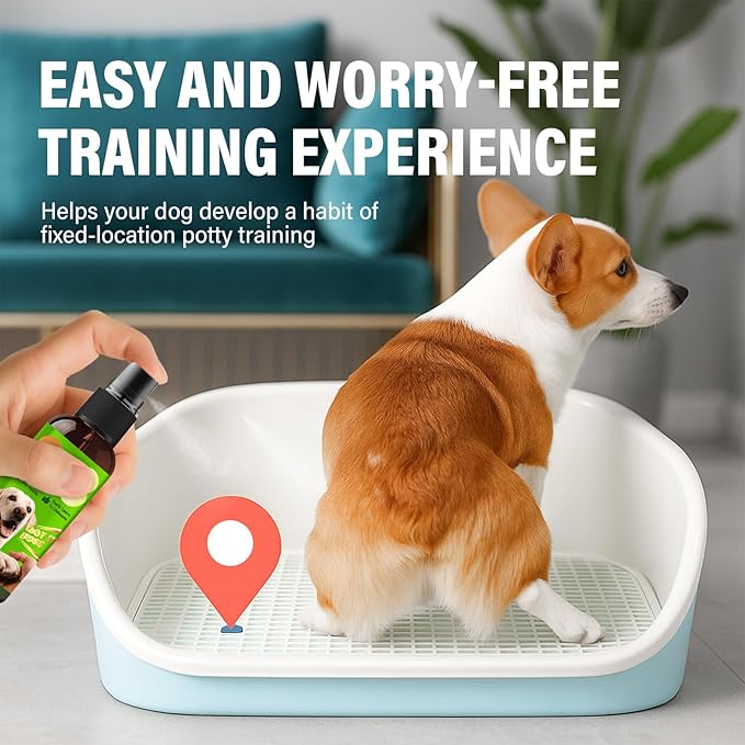 AiRunTech Potty Training Spray for Dogs, Dog Deterrent Spray, Helps Guide Dogs to Preferred Potty Spots, for Indoor & Outdoor Use, 120ml