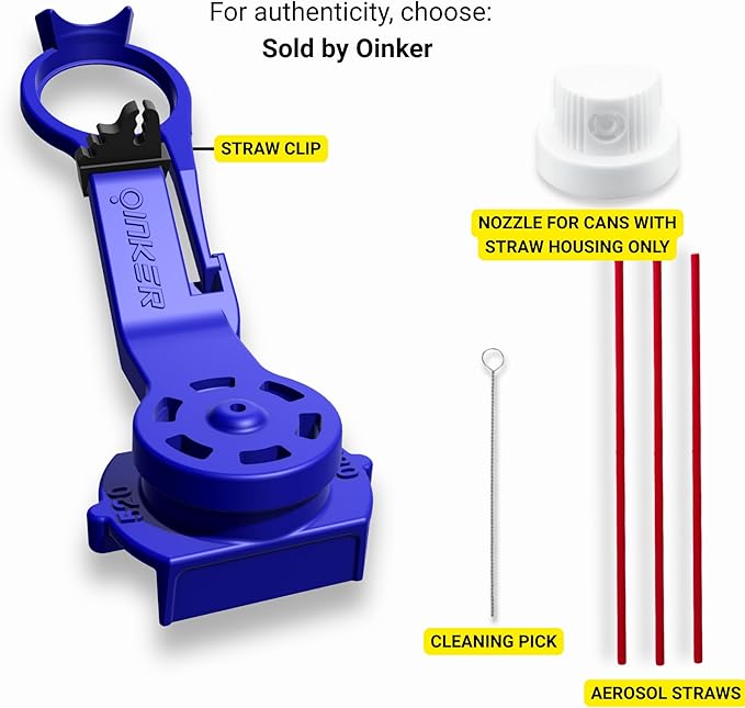 Oinker Motorcycle Chain Lube Applicator | Mess-Free Chain Wax, Chain Cleaner Attachment | for 520 Chain Size
