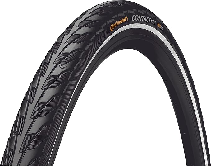 Continental Contact Tire - clincher, wire, SafetySystem Breaker, E25, black or black/Reflex, 20', 26' or 700 sizes