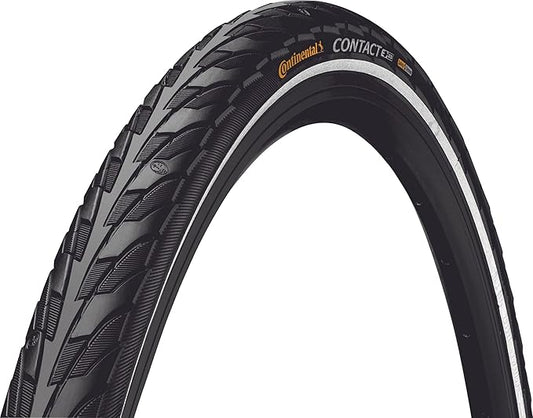 Continental Contact Tire - clincher, wire, SafetySystem Breaker, E25, black or black/Reflex, 20', 26' or 700 sizes
