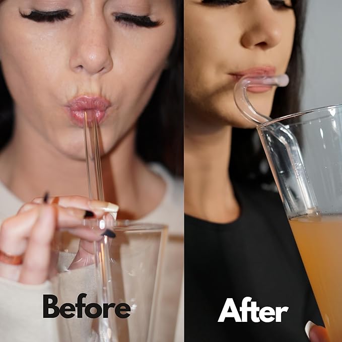 しわ防止ストロー用Lipzi延長アクセサリーパック - シリコン延長部品2個と交換用プラグ6個 - 背の高い40オンスタンブラー用 - 8点セット