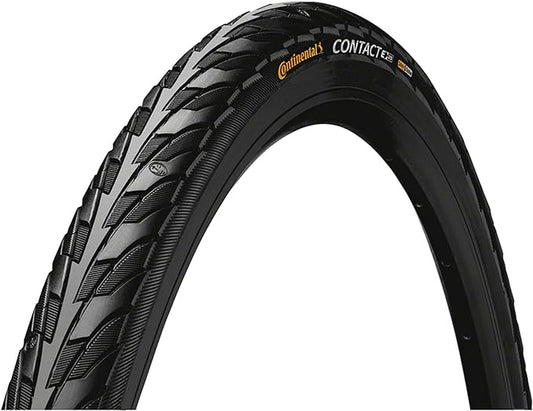 Continental Contact Tire - clincher, wire, SafetySystem Breaker, E25, black or black/Reflex, 20', 26' or 700 sizes