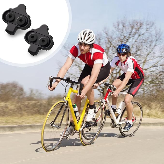 SPD Cleats - Bike Cleats Compatible with SPD Pedals, Bike Clips for Spinning Indoor Cycling and Mountain Biking, Durable Bicycle Cleat Set